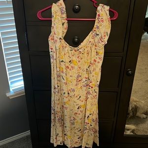 Beauty and the beast print dress